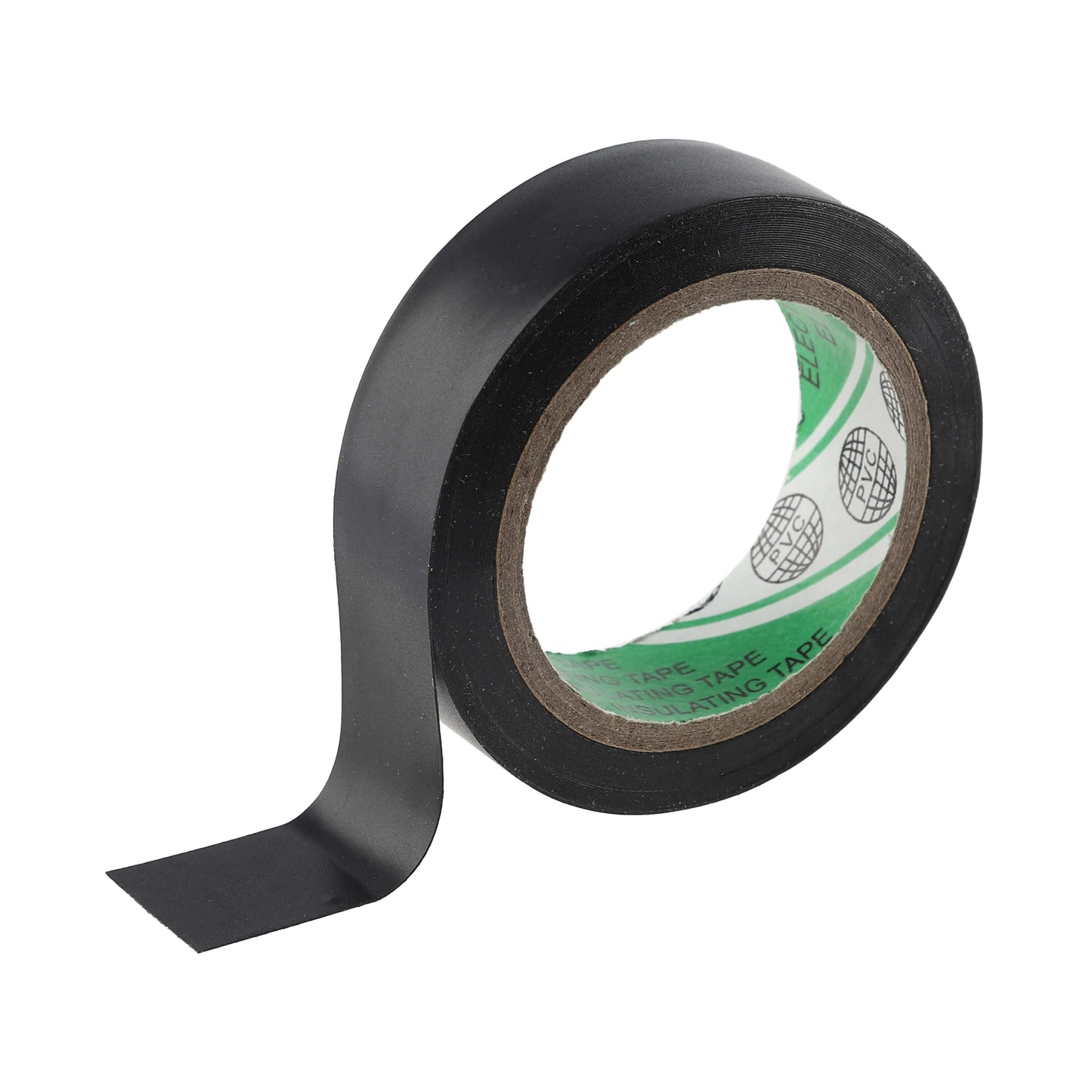 Unrolled electrical tape – flexible black tape for wiring and repairs.