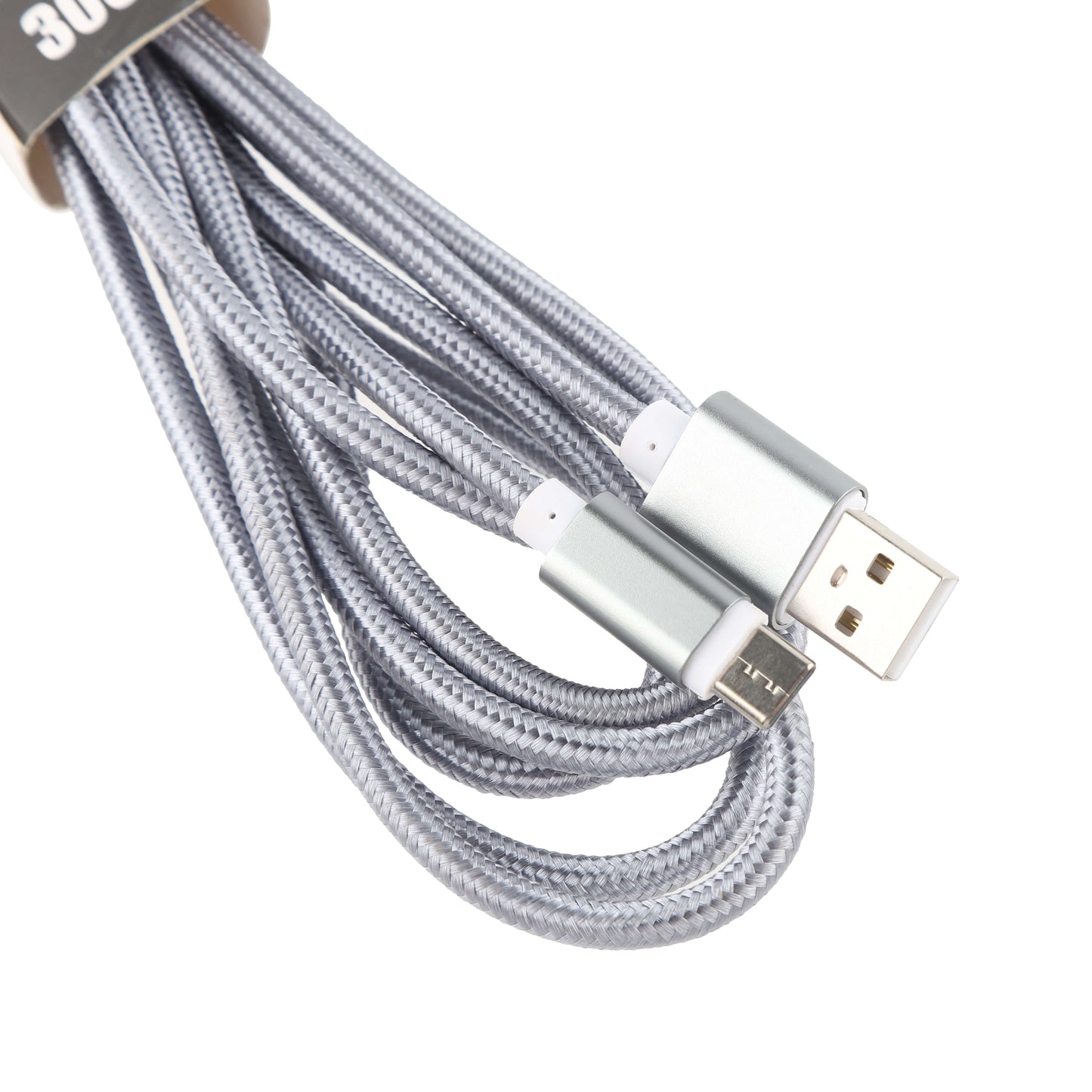 Gray 3-meter USB Type-C cable with visible connector.