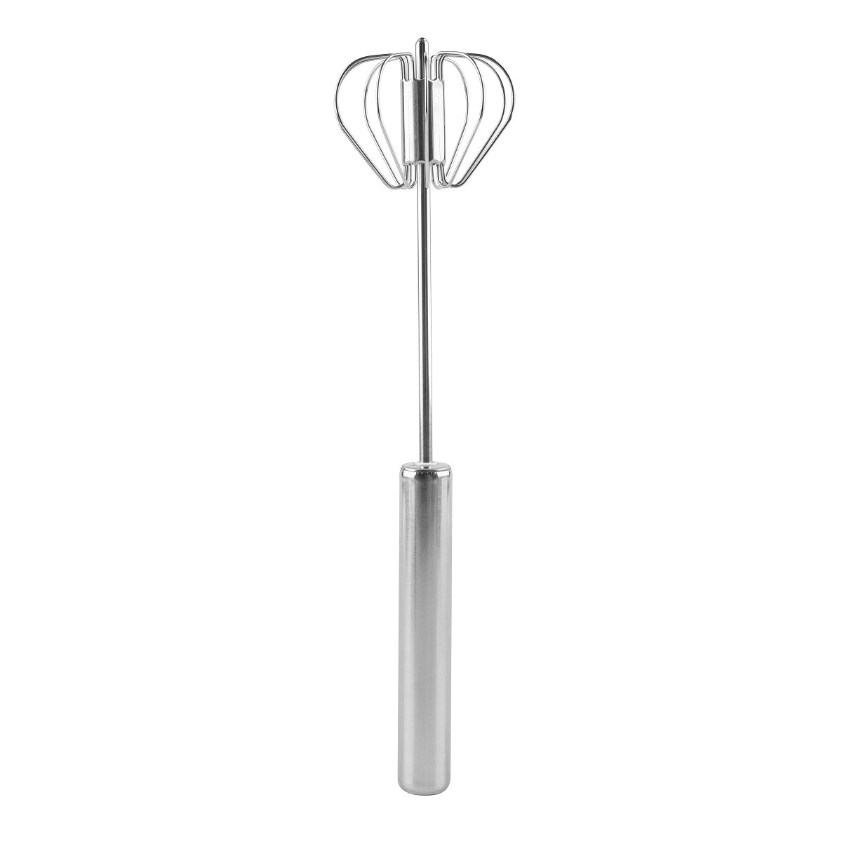 Sainless Steel PushDown Whisk (Egg Beater)