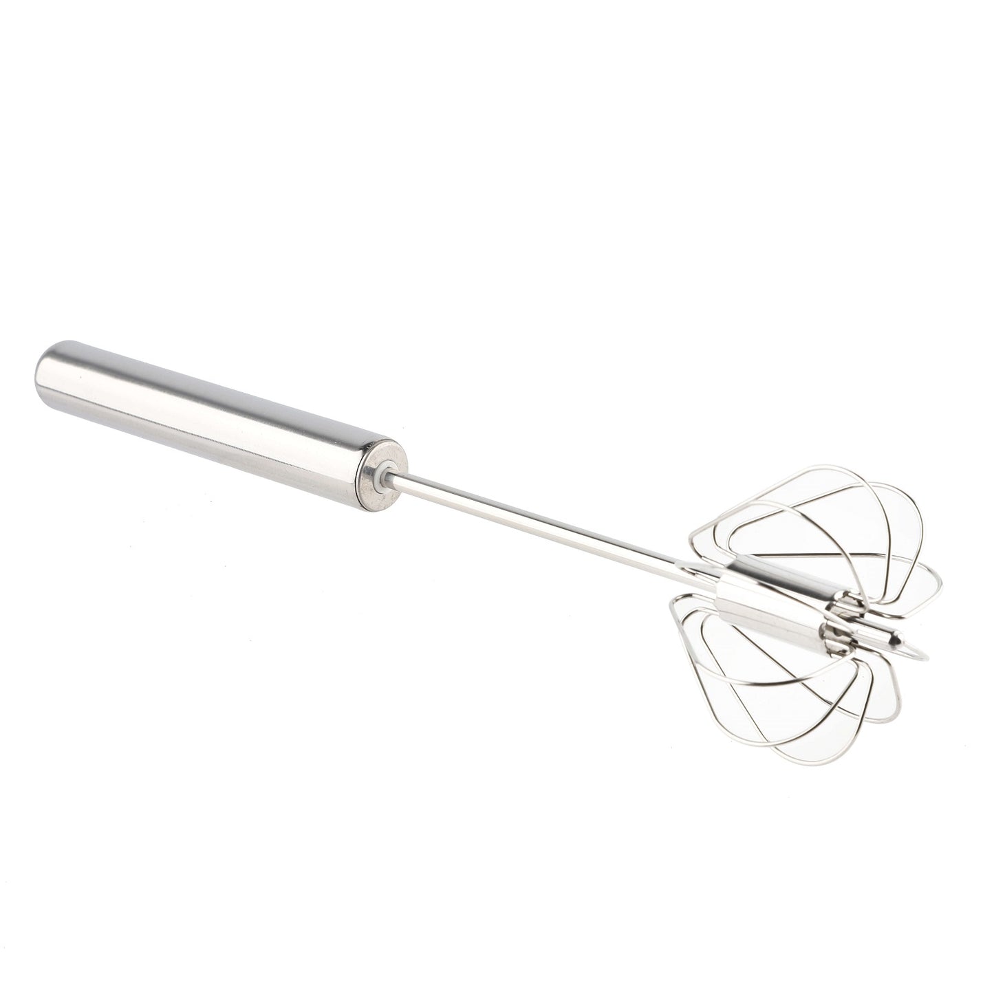 Sainless Steel PushDown Whisk (Egg Beater)