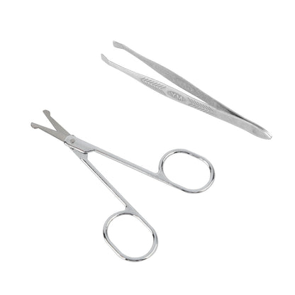 Nose Hair Clipper+Eyebrow Clip Set